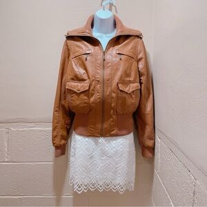 Jou Jou size L Women's Leather Jacket